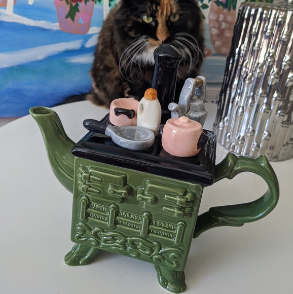 Ceramic teapot stovetop vintage design - Picture 16 of 16